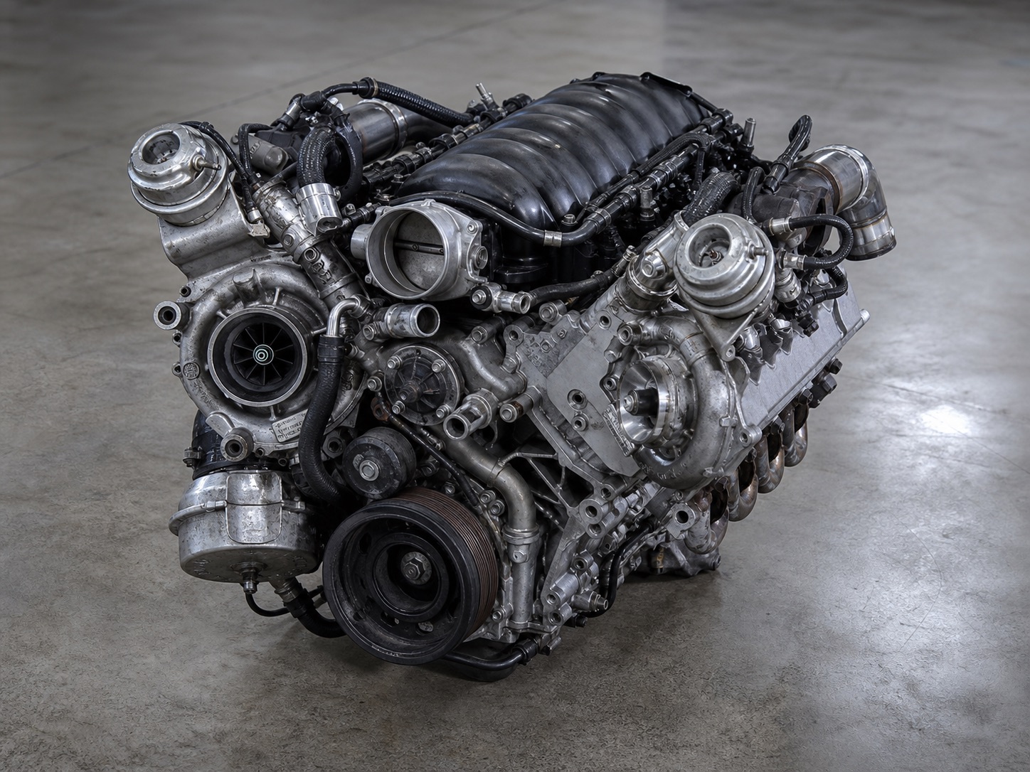 Nowoczesny silnik V8 Twin-Turbo