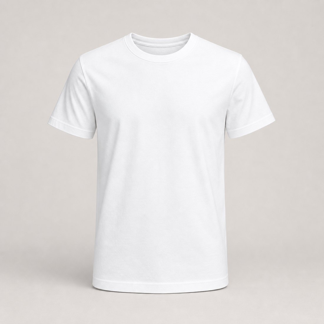 T-shirt bawełniany męski - biały