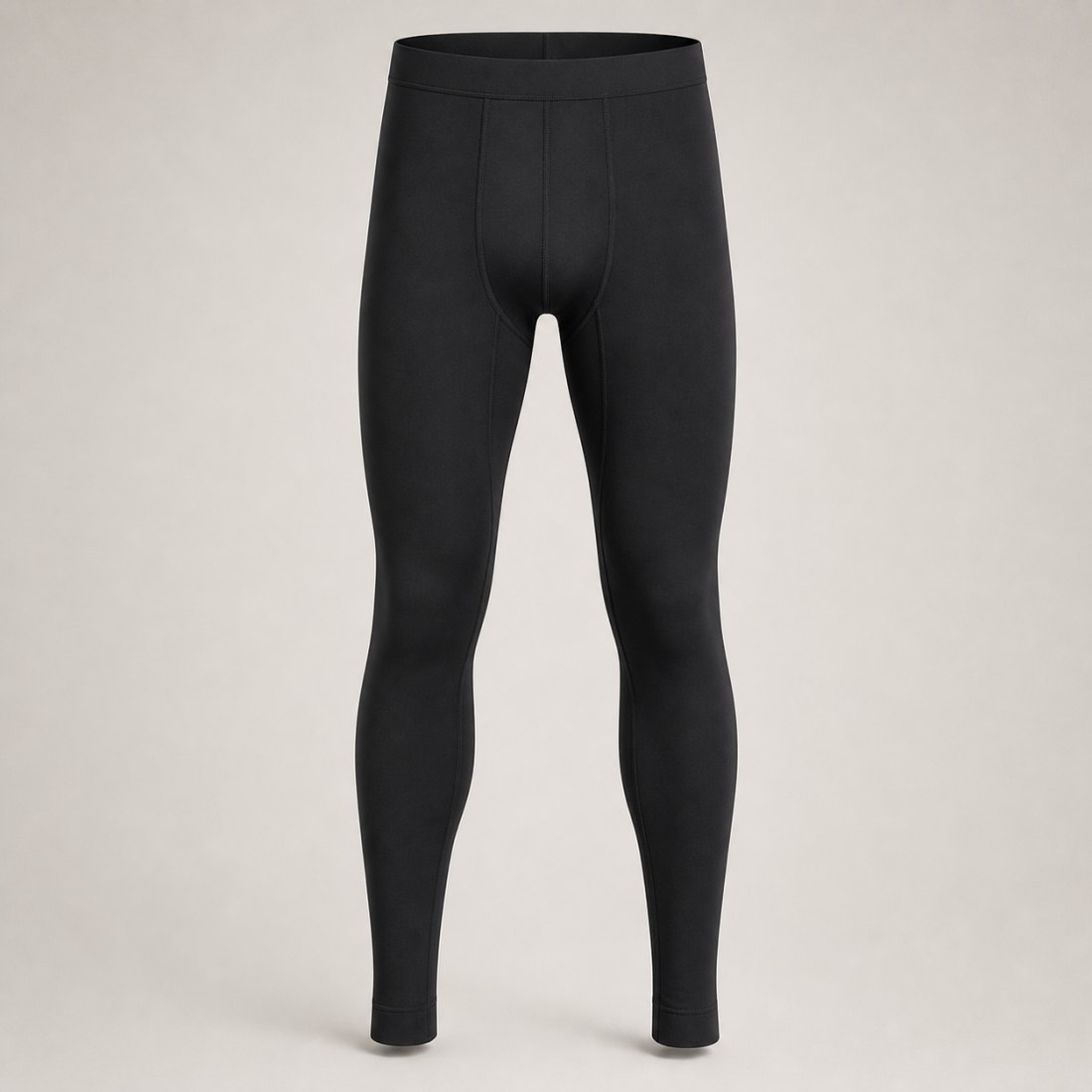 Legginsy termoaktywne męskie - czarne