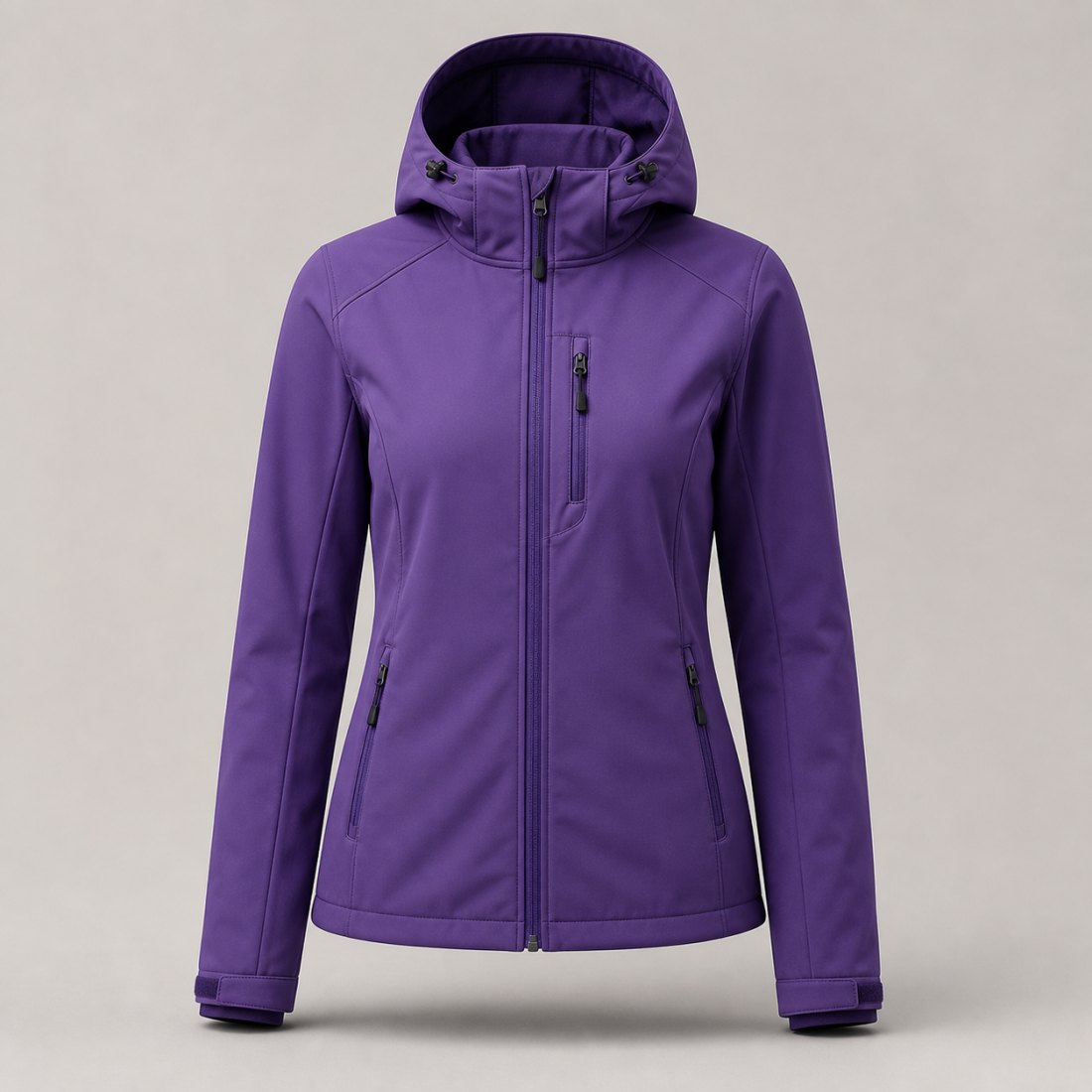 Kurtka softshell damska - fioletowa